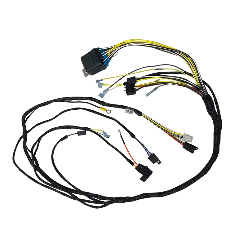 Wavelink Factory Manufacturing Custom Electrical Automotive Wiring Harness with Fuse Holder Auto Cable Assembly