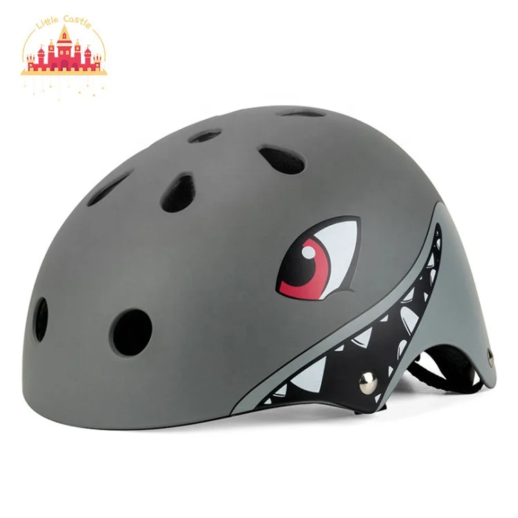 2023 Wholesale Riding Skating Protective Gear Cartoon Shark Helmet For Kids SL01D076