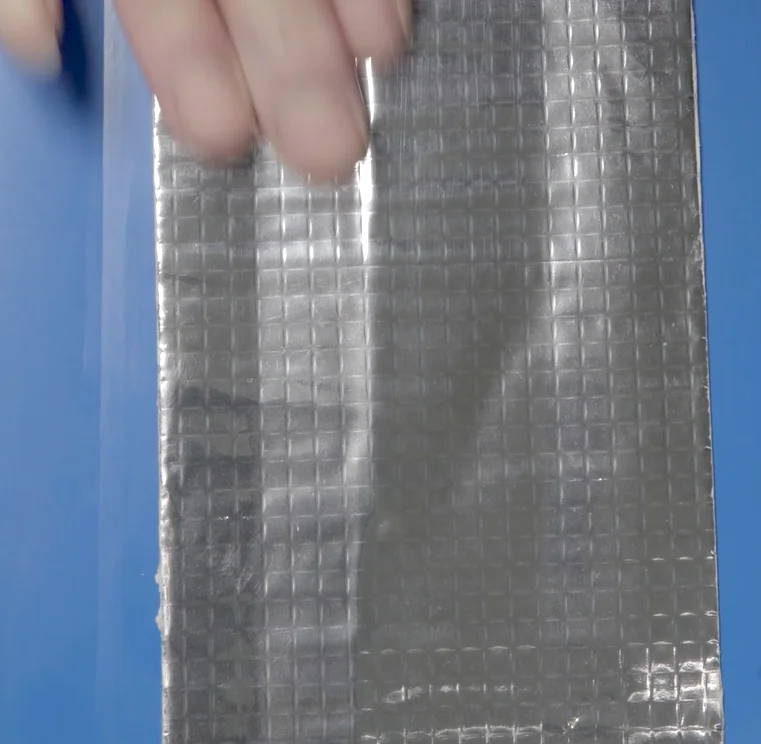 Aluminum foil butyl waterproof tape for repairing Crack of Wall Roof Duct