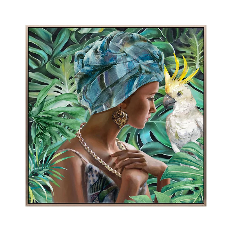 Canvas handpainted framed handmade pictures oil painting for living room wall decoration