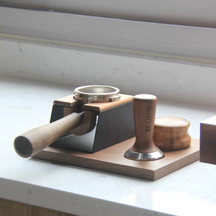 coffee wooden tamper stand stand coffee measure tamper spoon measure tamper black express stand coffee spoon