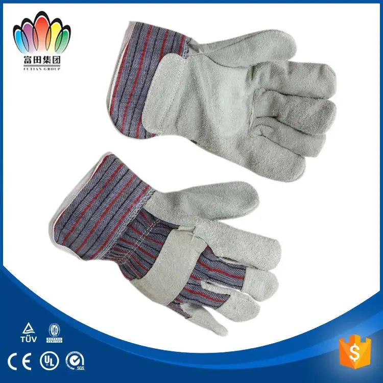 Перчатки водителя кожи свиной кожи безопасности FT