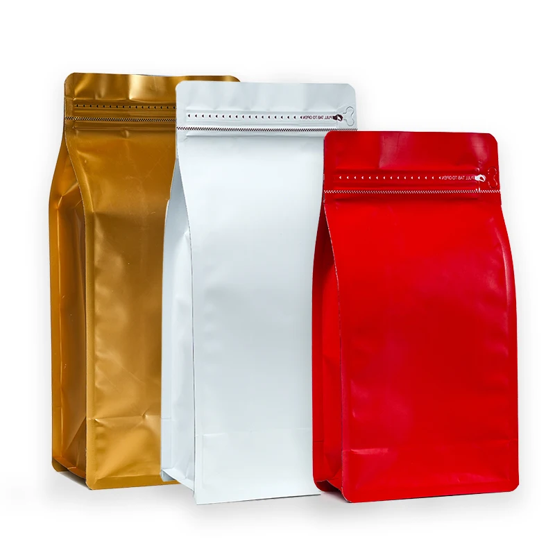 Compostable Distribution 5lb Coffee Bags Coffee Beans Packaging Bag Coffee Bag with Valve 500g