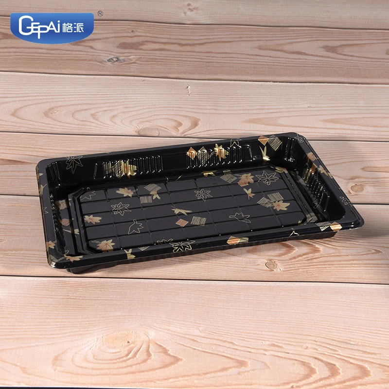 Transparent Disposable Plastic Sushi Food Packaging Box Trays And Lids