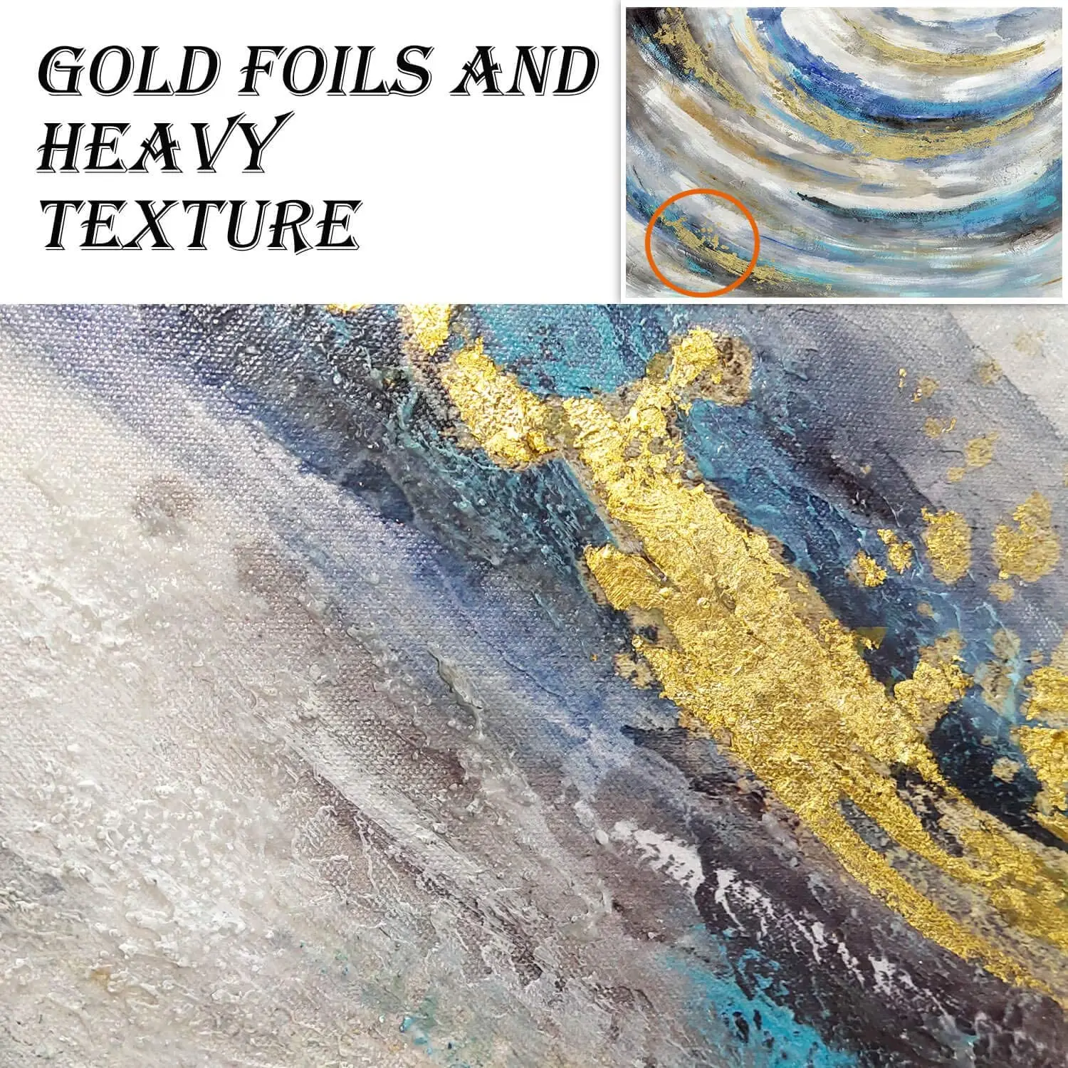 Large Comtemporary Wall Art  Abstract Art Decor Oil Painting on Canvas