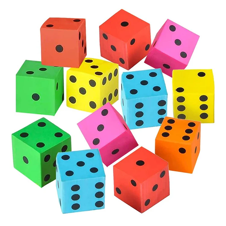 free sample high quality colored square dice eraser for school students best pencil eraser rubber toys