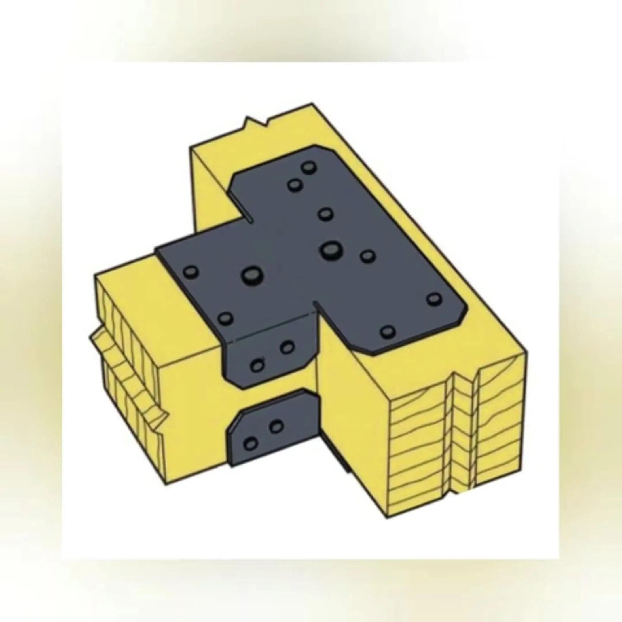 Various size use for wood construction connector available in stainless steel galvanized sheet angle post cap