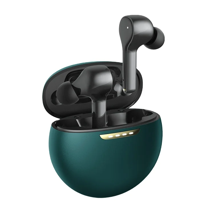 Amazon Hifi In-ear Type Fast Charging Magnetic Round Shape Earbuds Bt 5.0 Ture Wireless Tws Earphones Top Seller ODM OEM Blue 9d