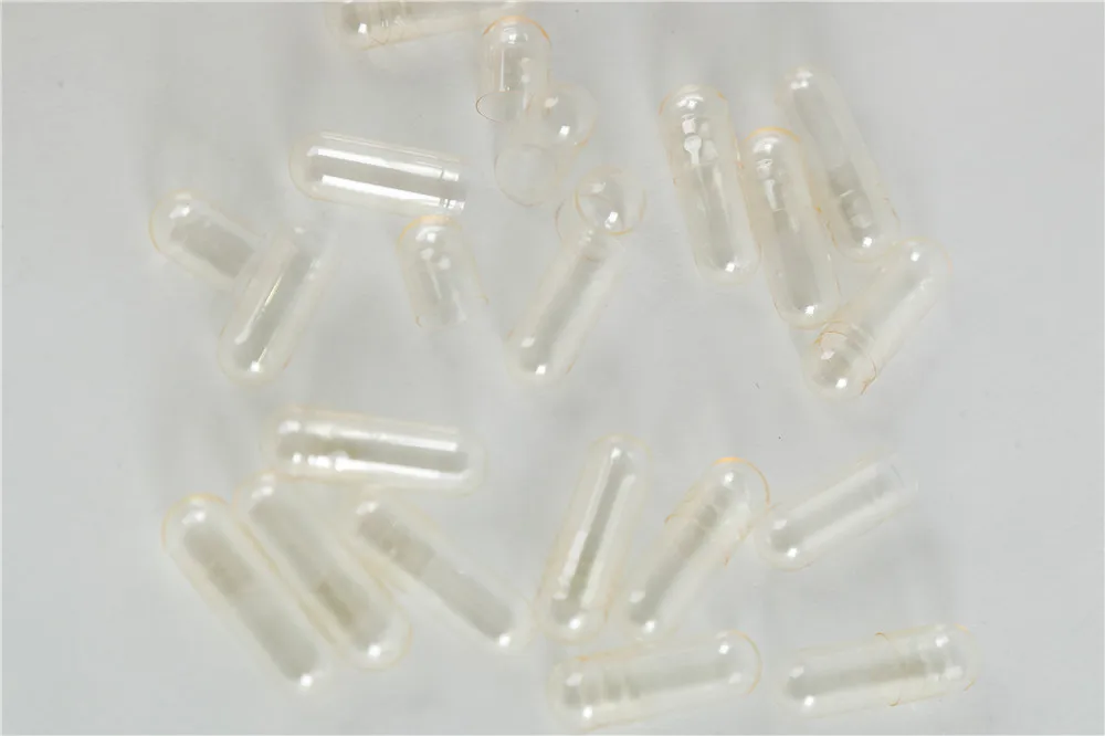 factory direct sell Size 00 0 Transparent printing capsule 1# 2# 3# health capsule for vegetable people