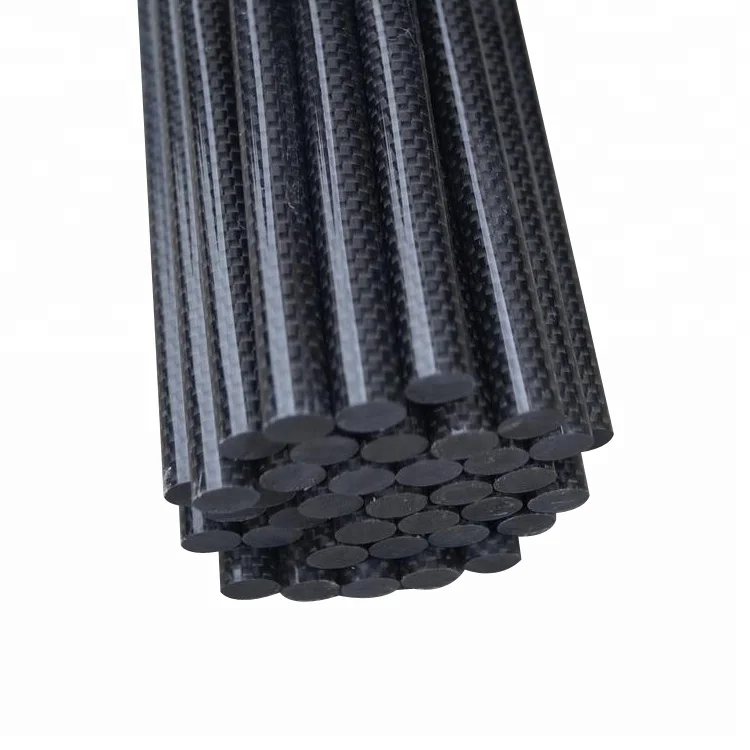 
4.5mm 5mm 8mm 10mm 11mm 16mm flexible solid carbon fiber round rod 