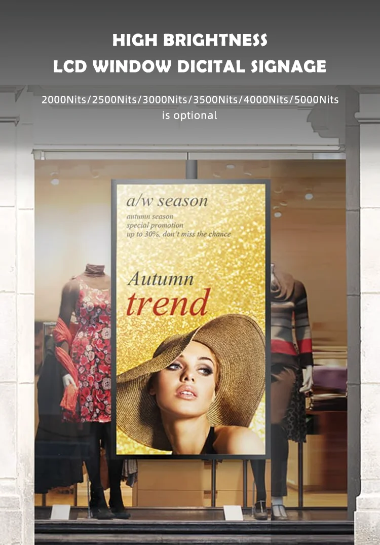 window facing display
