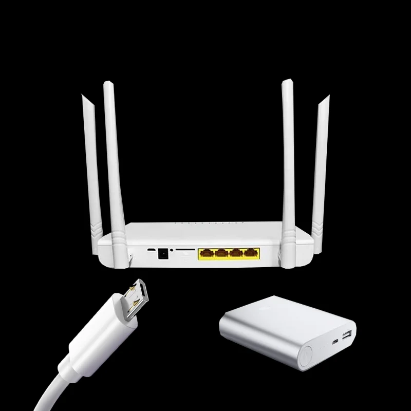 modem portable used 4g cpe mobile wifi hotspot vpn wifi router 300mbps power bank 4g bonding router 4 sim for huawei 4g router