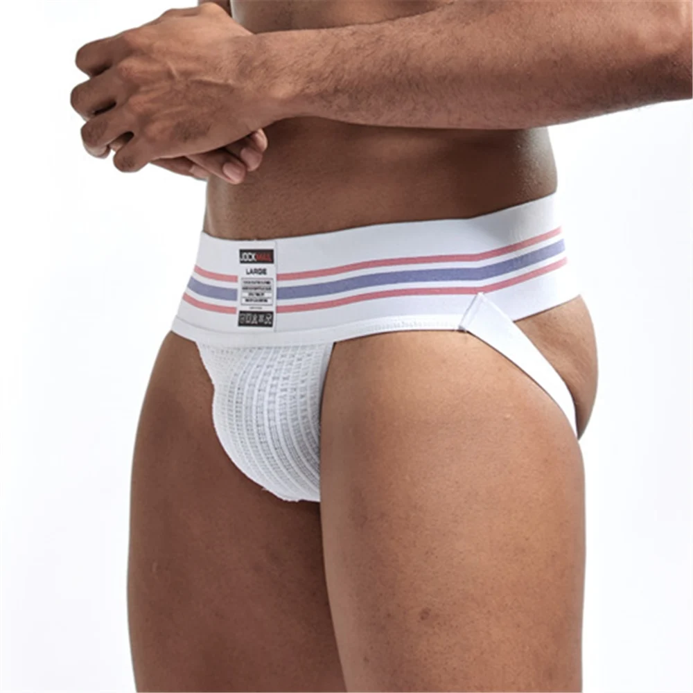  Трусы-боксеры JOCKMAIL мужские с широким поясом пикантное нижнее белье для геев страсти
