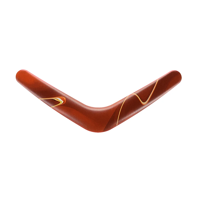 Factory Direct Sale flying boomerang toy V-shaped Boomerang flight stability boomerang for different age playing