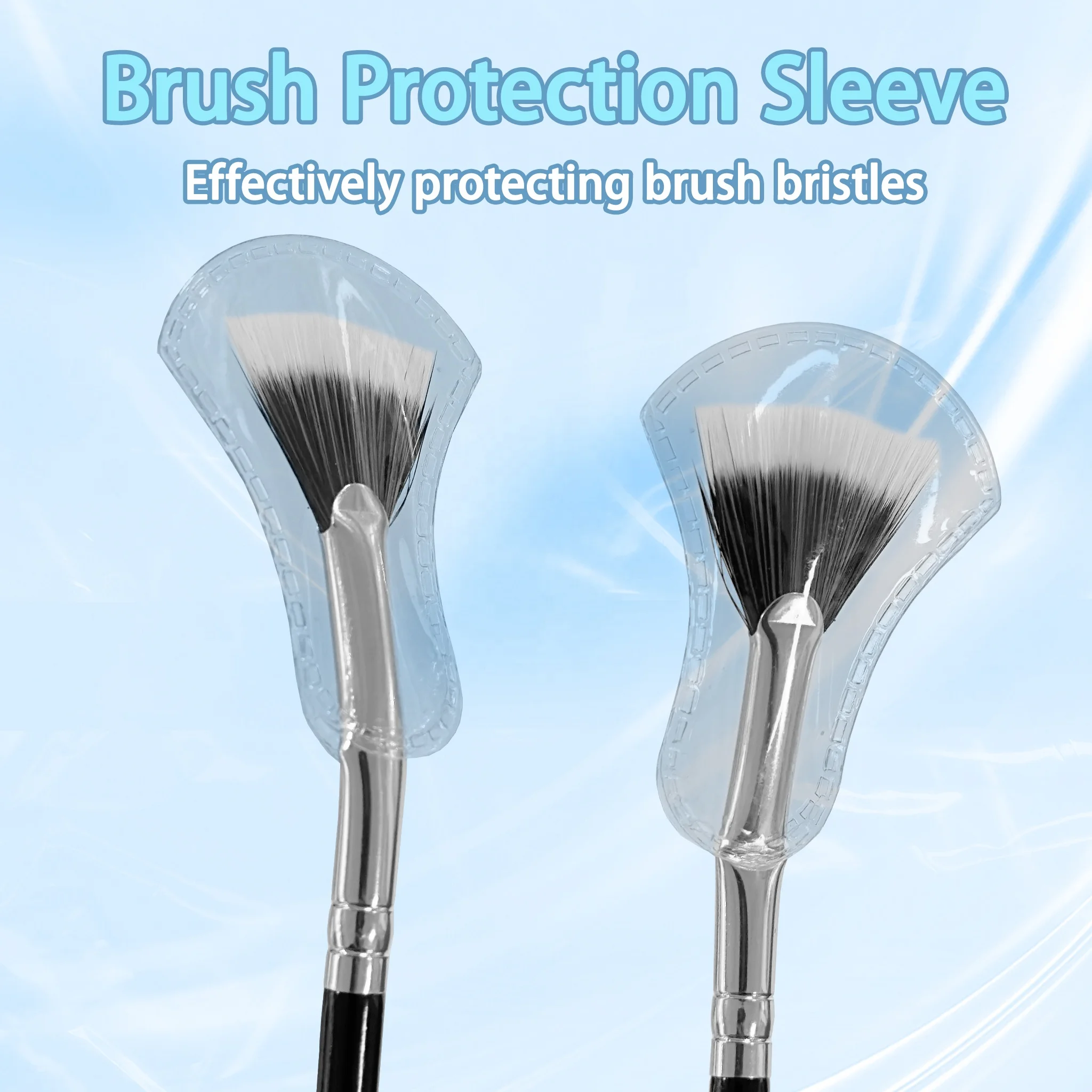 Eye Lashes Definer Makeup Tools for Natural Lashes Salon Home Fan Mascara Brush Eyelash Eyebrow Mascara Fan Lash Brush