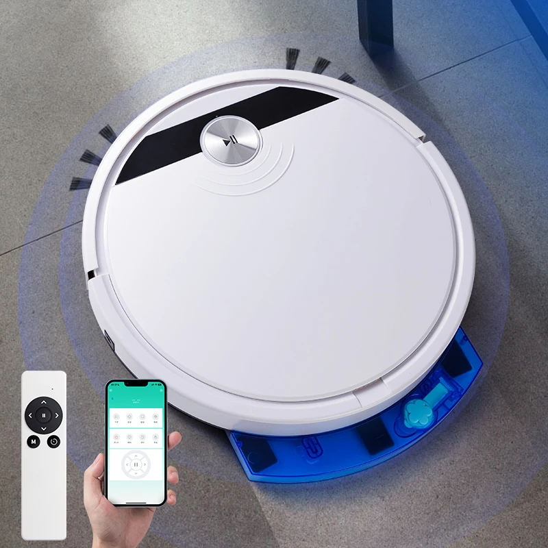 RS800 Vaccuum Cleaner Robotic Bluetooth APP Smart vacuum Cleaner Wireless Control 3 IN 1 Sweep Mop Dust