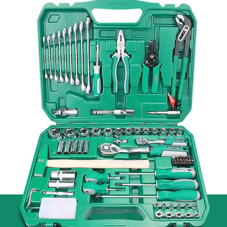 Berrylion Car Repair Kit Socket Wrench Ratchet Tool Combination Mixed Packaging Tool Set Multifunction Tools Box Factory Price