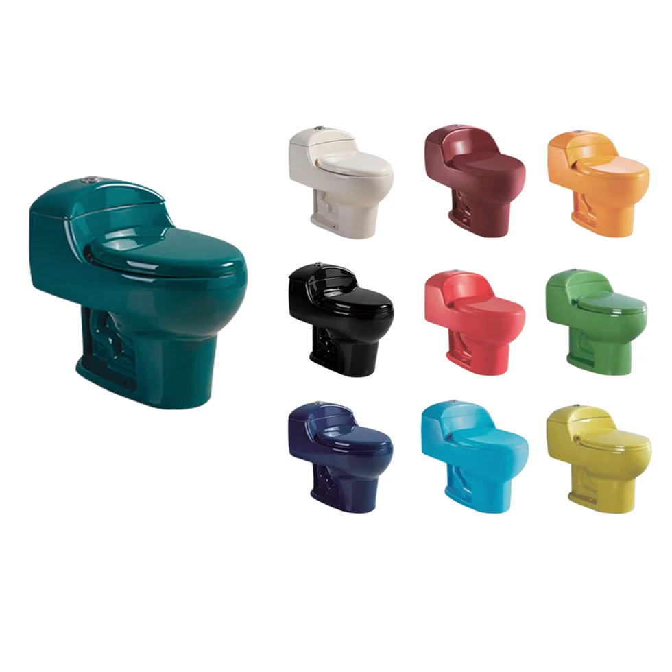 Bathroom Ceramic One Piece WC RUBI RED Color Toilet