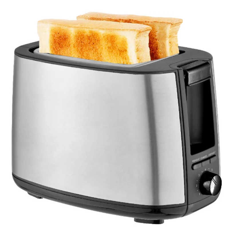 Anbolife Toaster 2 Slice Toaster with Wide Slots & Removable Crumb Tray Toasters with 7 Shade Settings Bagel, Cancel, Defrost