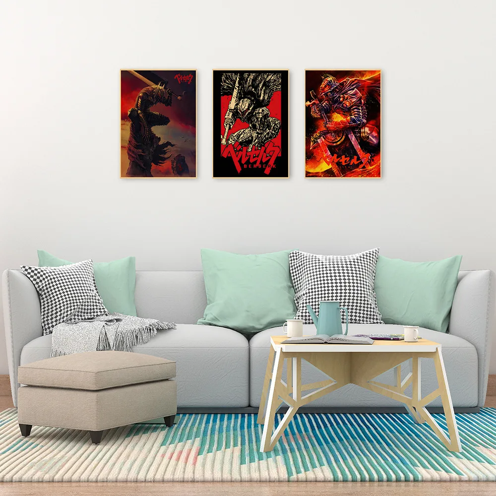 Производитель настенная ткань аниме-постер Обучающие Плакаты для фильмов печатные плакаты с рамками рекламы