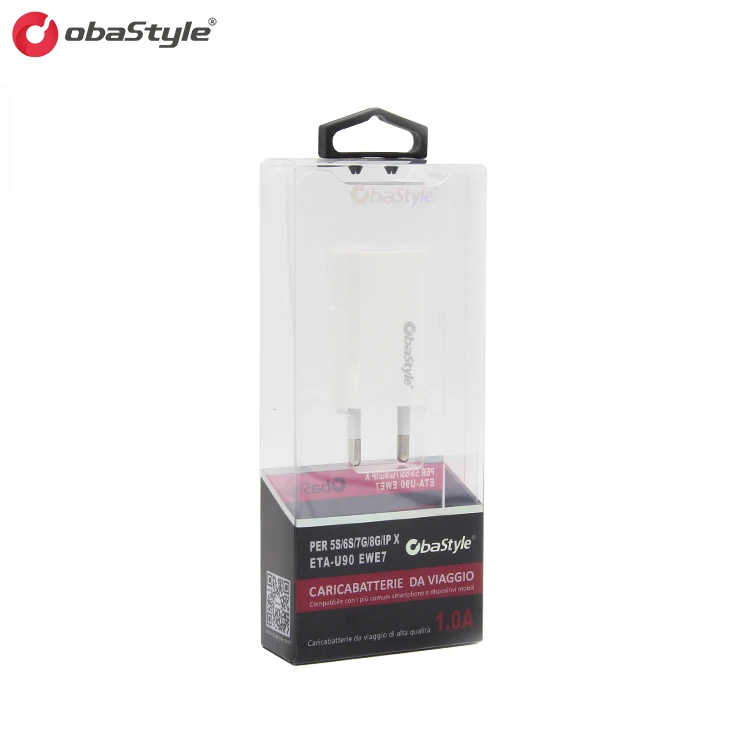 Custom Oem Odm Service Obastyle Abs White Usb Travel Wall Charger