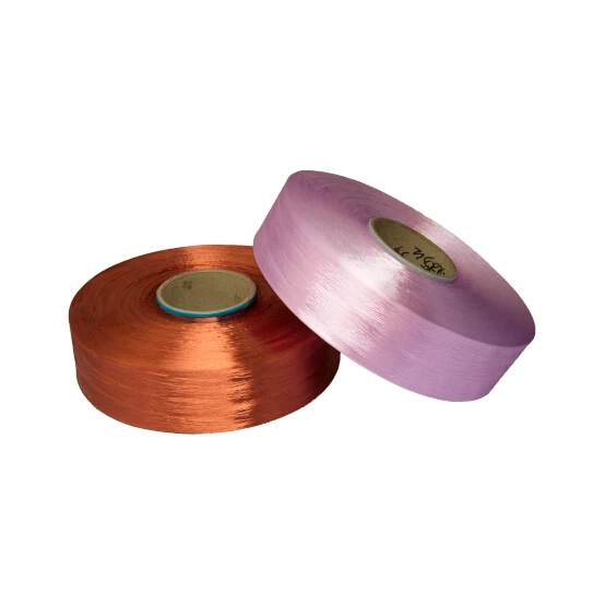 Dope dyed color poy 250/48 polyester yarn for dty