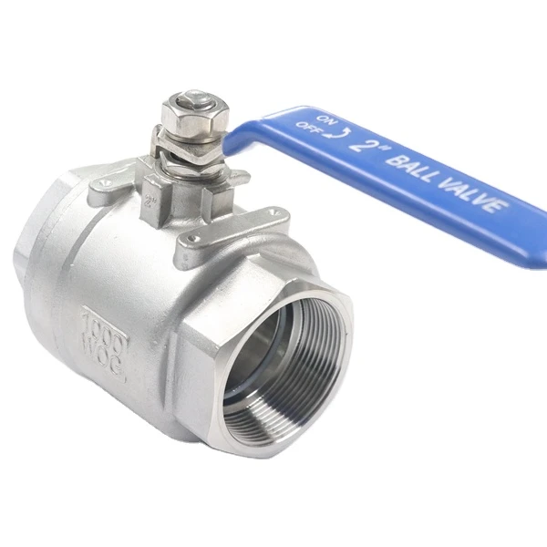 The Fine Quality Stainless Steel Double Outer Thread 2-PC SS Ball Valve 4Inch