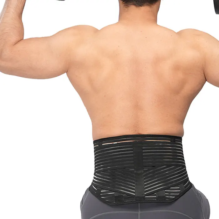 Adjustable working waist back brace lumbar support belt for Spine Pain relief with pocket