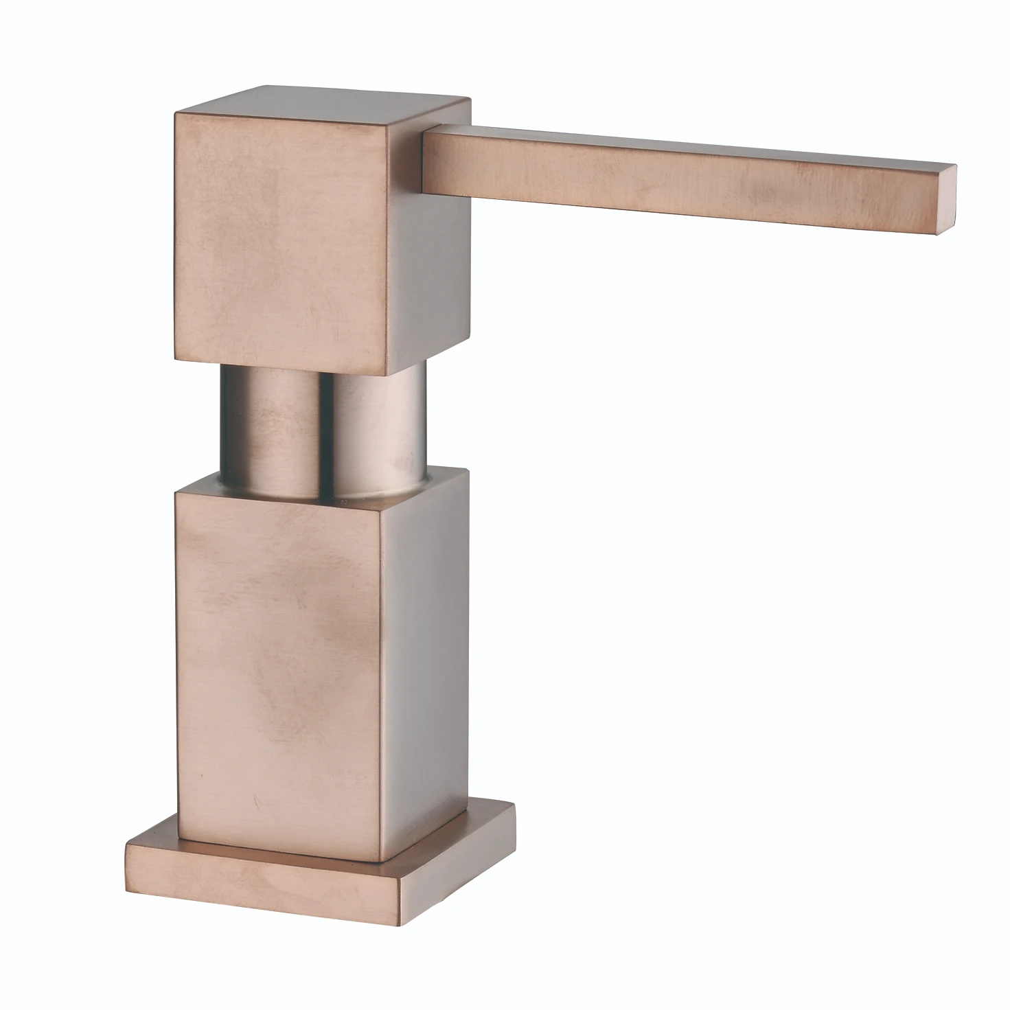 Factory direct selling hot kitchen brass stainless steel single handle Kitchen Sink Soap Dispensers