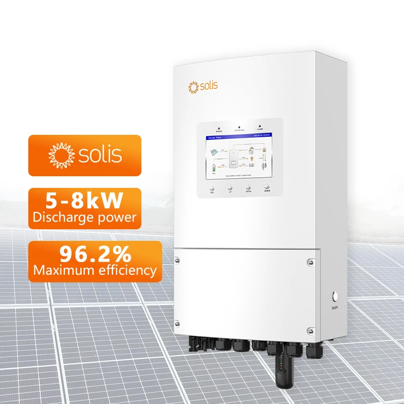 2024 модель s6-eh1p(5-8)k-l-plus solis Гибридный инвертор цена 5 кВт 6 8 однофазный включенный Солнечный