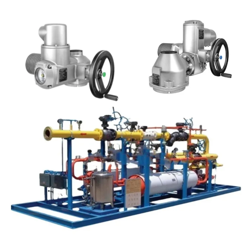 The Flow Control Valve Skid Is Equipped with Auma Electric Valve SQV and SQRV Serial Variable Frequency Actuators
