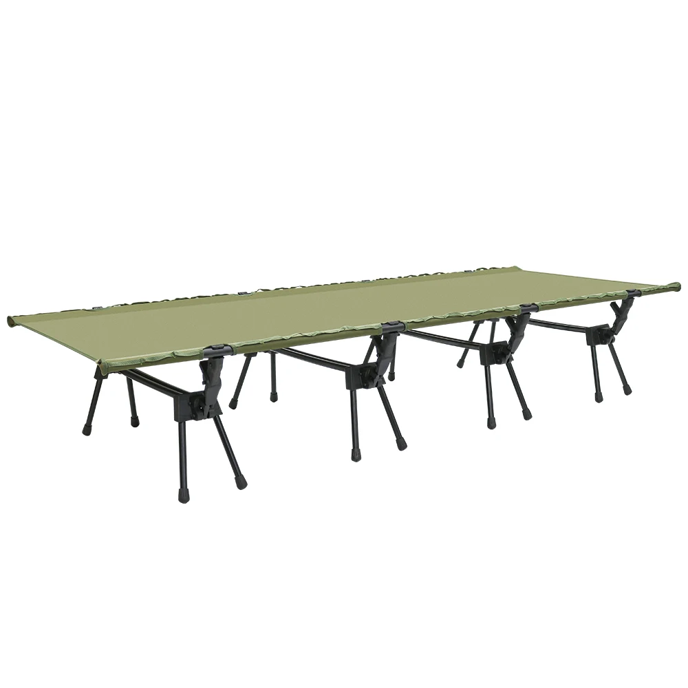 High Strength Outdoor Camping Accommodation Portable Single Folding Durable Camp Bed
