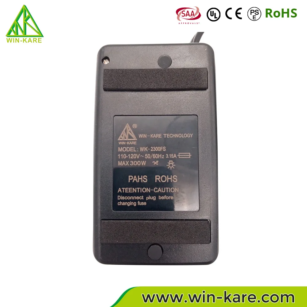 UL Led Leading Edge Phase-cut  Dimmer Switch 110-120V Max 300W Lighting Foot Slide Dimmer without Wire for Table Floor Lamp