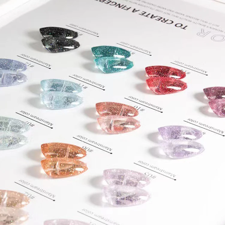 Hot Sell Top Quality Reflective Glitter Uv Gel 15ml Soak Off Nail Gel Polis