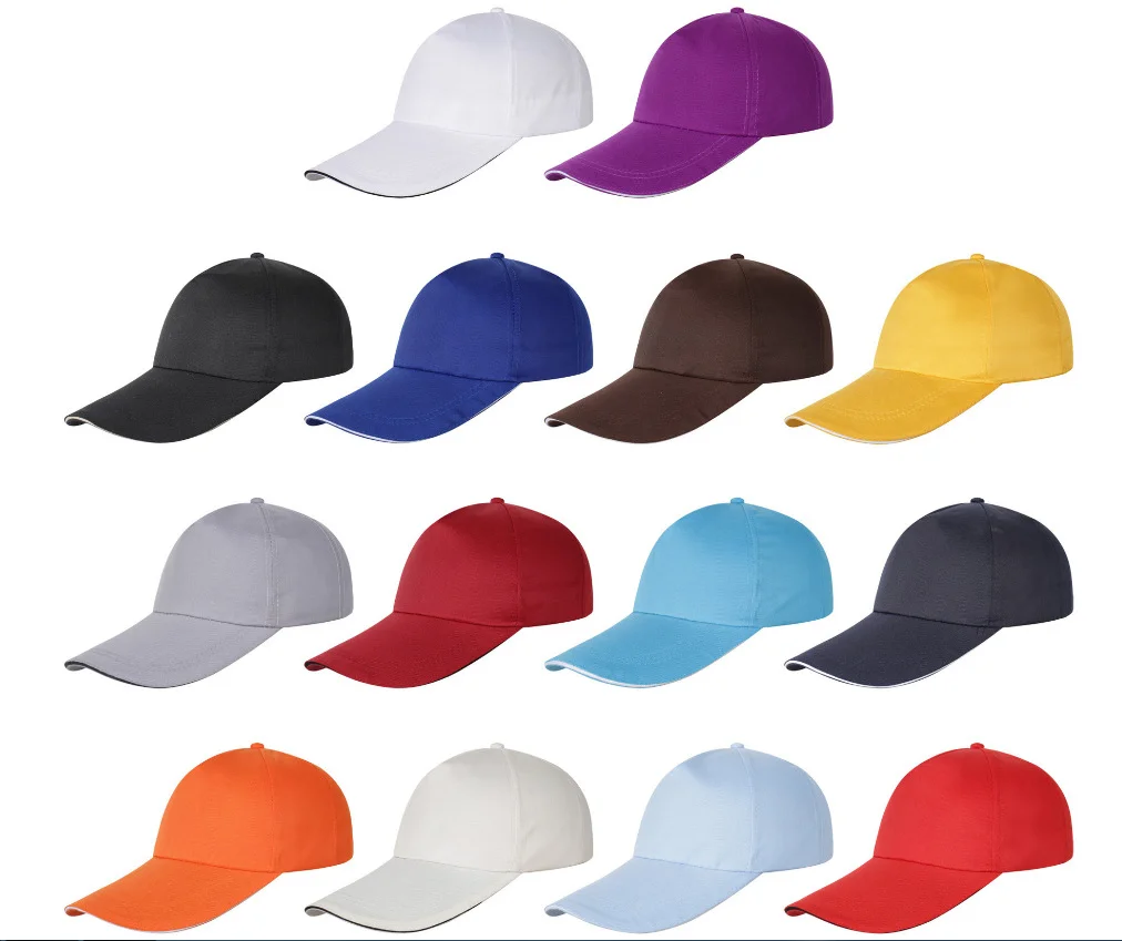 2022 wholesale Cheap sport blank Solid Snapback Hat cotton embroidery Dad hats custom logo baseball cap