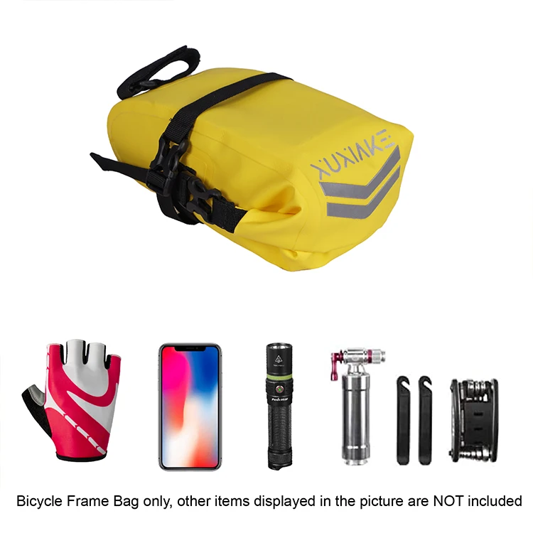 Bicycle All Weather Handlebar Bag Bike Saddle Bag With Rain Cover