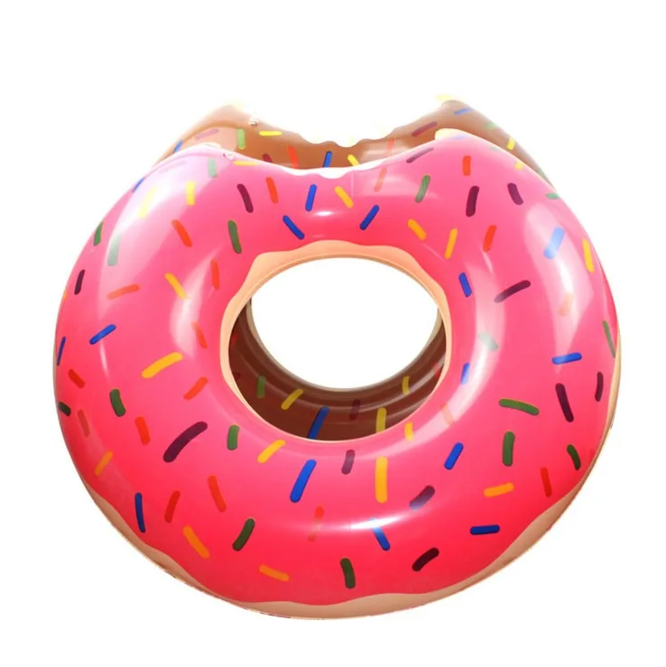 Lounge float beach lake donuts design swim tube donut inflatable swim ring pool float for Kids Teens & Adults