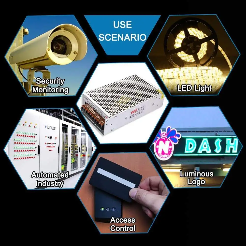 ac to dc transformer 12v power supply indoor use variable dc power supply