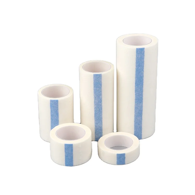 Medical Easy Tear Breathable Non Woven Adhesive Tissue Tape Non-woven Adhesive Tape paper tape