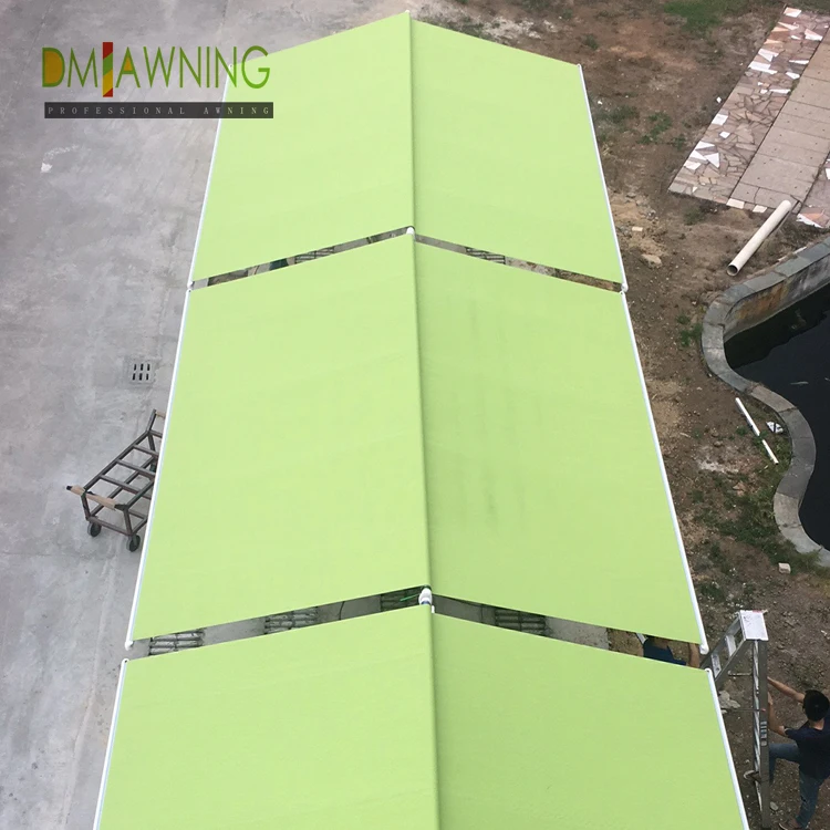 Motorized Outdoor Aluminum Free Standing Awning Tent,,folding Awning and Tent Outdoor Alu Steel 40*40mm All-season 420D;600D