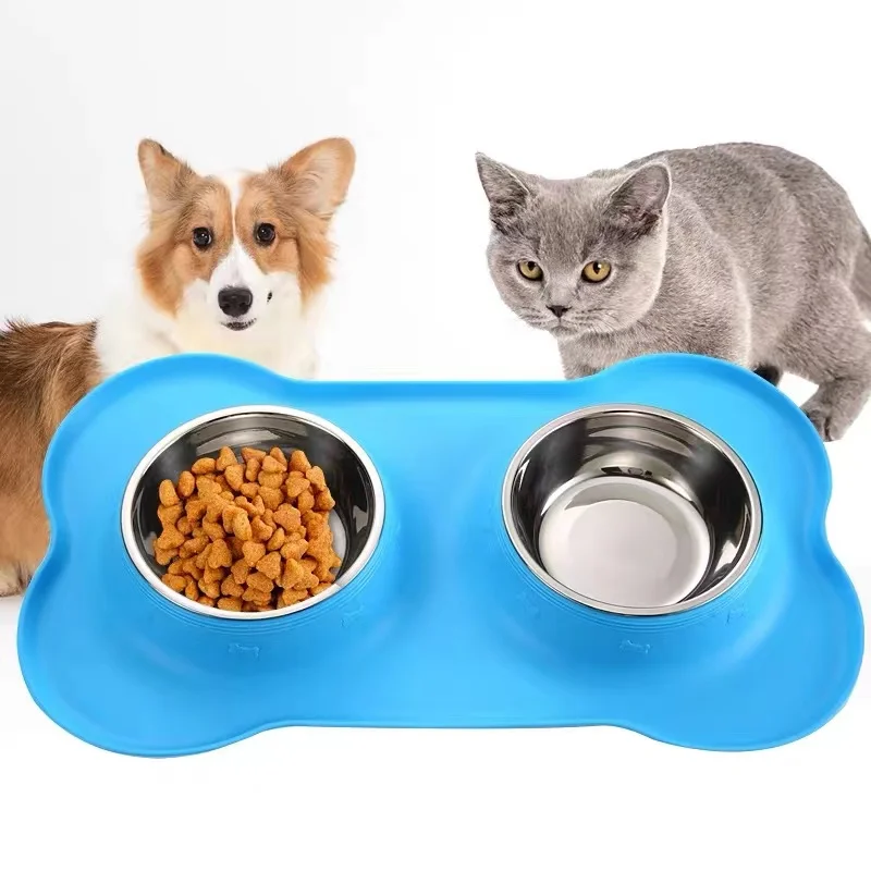 Easy to Clean Silicone Waterproof bowl Non-slip Pet Dog Cat Feeding Bowl Mat silicone pet feeding mat