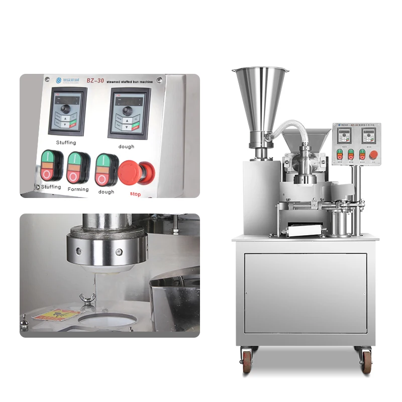Коммерческие автоматическая испаренная заполненная Плюшка делая машину китайский Плюшка делая машину булочка машина