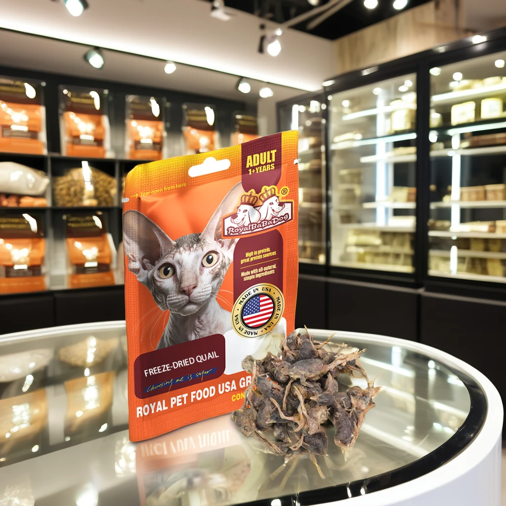 Professional Manufacture Nice Price Freeze-Dried Quail Freeze-Dried Pet Snack Quail