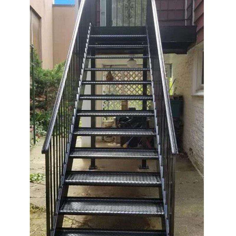 Good Price Durable Exterior Stair Project Used Outdoor Mental Staircase Grid Style Stairs