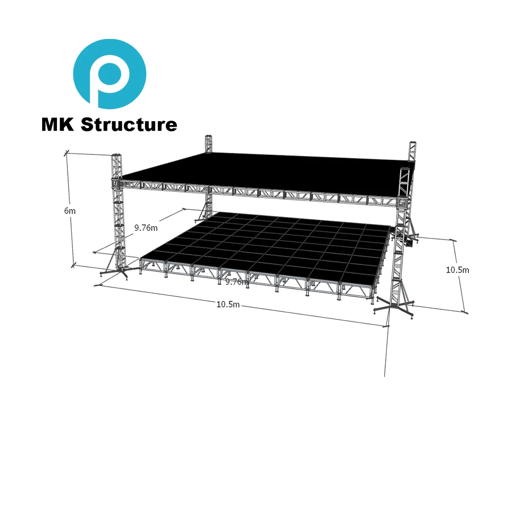 Aluminum Truss Console , DJ Booth Truss