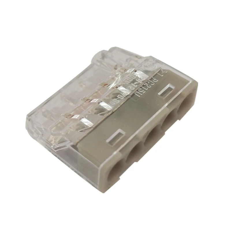 Pc215u Plug-in Connector Three-hole Wire Connector Led Lighting Wiring Terminal