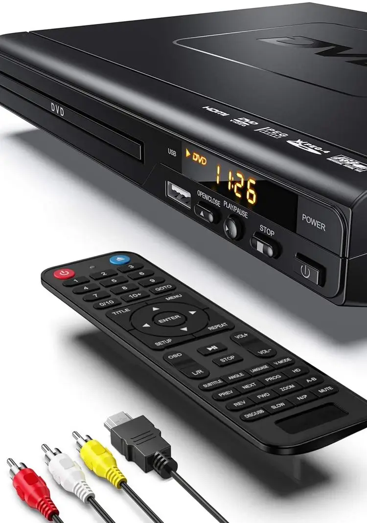 Portable Multimedia Home DVD Player with HD MI home cd dvd player home theatre system