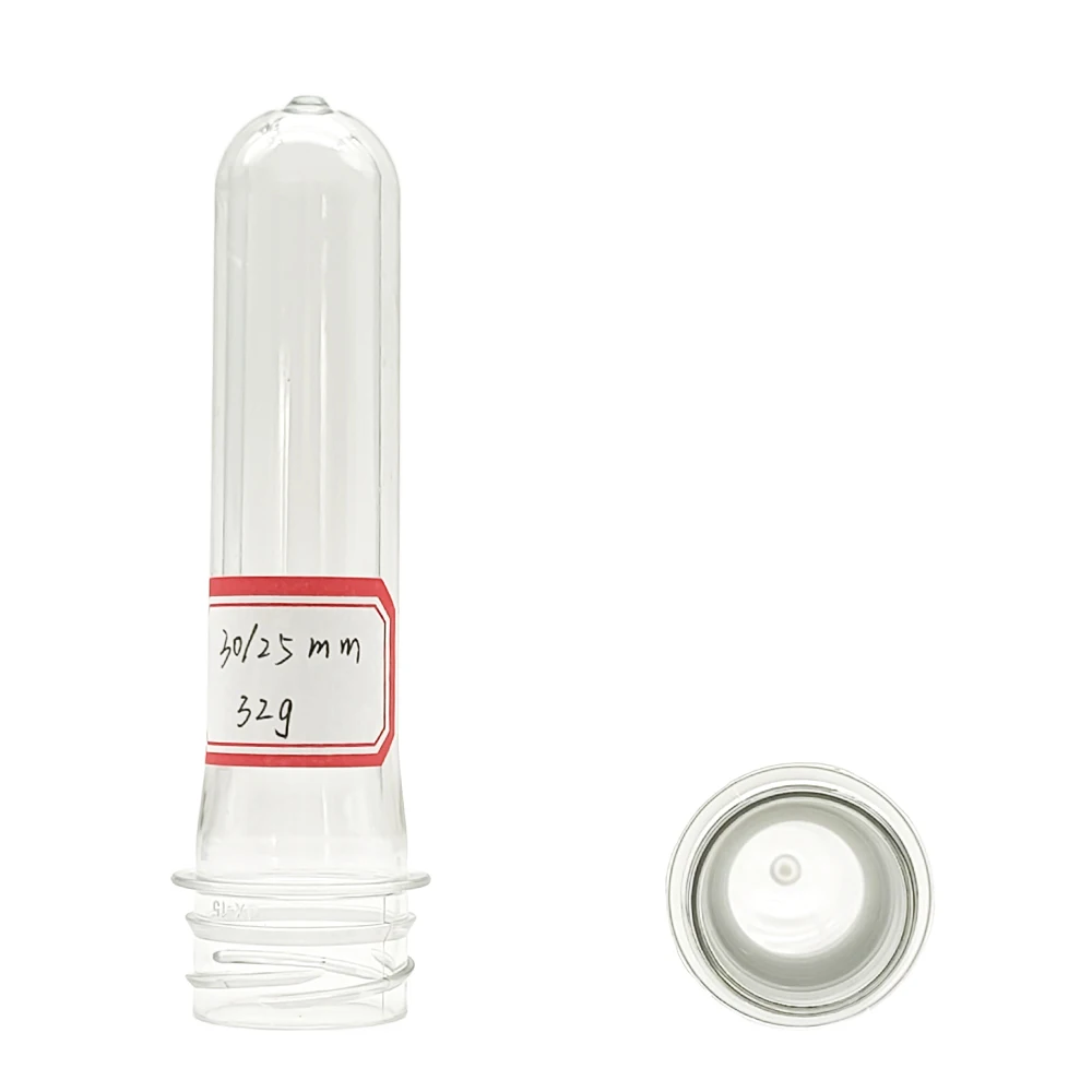 Most popular 30-25mm 32g drinking water Bottles  PET Preform for blowing bottles