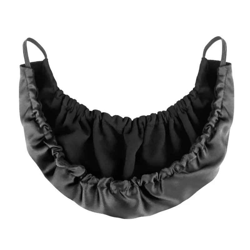 HZO-18087 Satin Beard Cover Reusable Beard Net Beard Bandana Facial Hair Apron For Men - 2 Layers