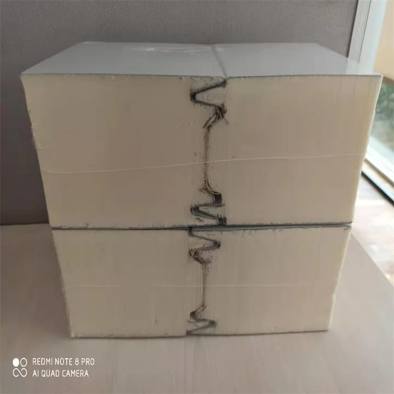 PU Sandwich Panel Cold Room PIR Sandwich Board Insulated Polyurethane / 100mm/120mm/150mm Standard Container Length Pur/pir Foam